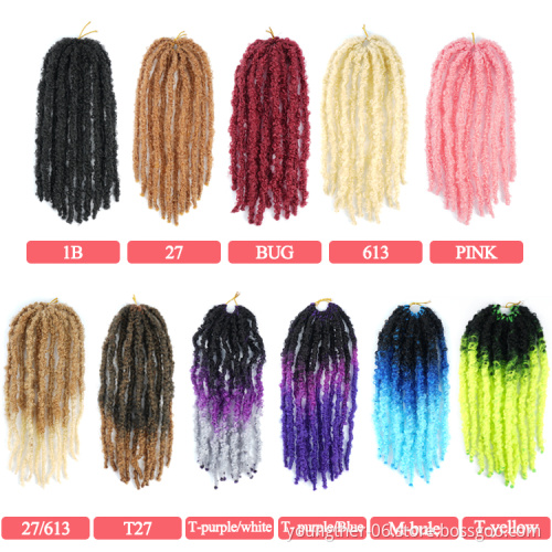 Butterfly Locs Crochet Hair Distressed Faux Locs Crochet Hair Pre Looped Natural Color  Butterfly Locs